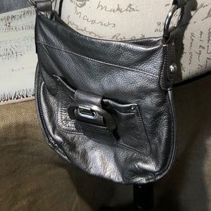 B. Makowsky (flaw) Crossbody Purse Metalli…